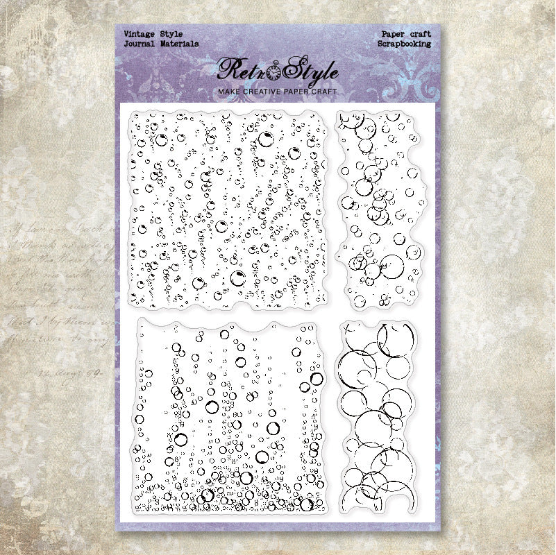 Vintage Style DIY Journal Clear Stamps