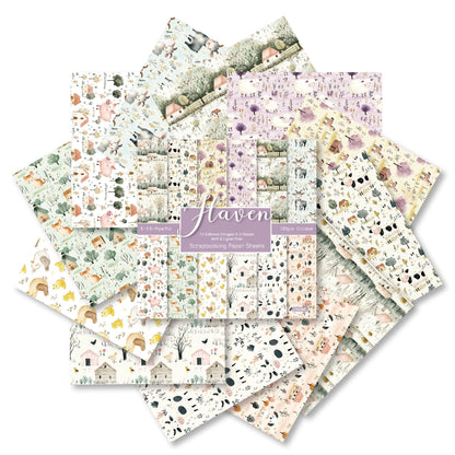 24PCS 6" Haven Scrapbook Paper & Cardstock