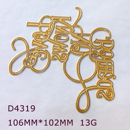 "Love Knows No Bounds" Metal Cutting Dies