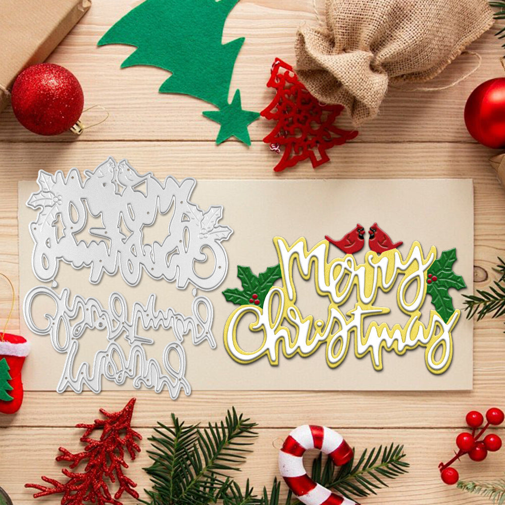 "Merry Christmas" Metal Cutting Dies
