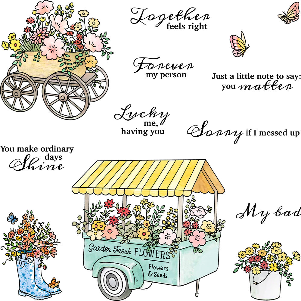 Beautiful Floats Clear Stamps