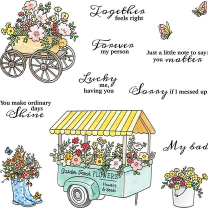 Beautiful Floats Clear Stamps
