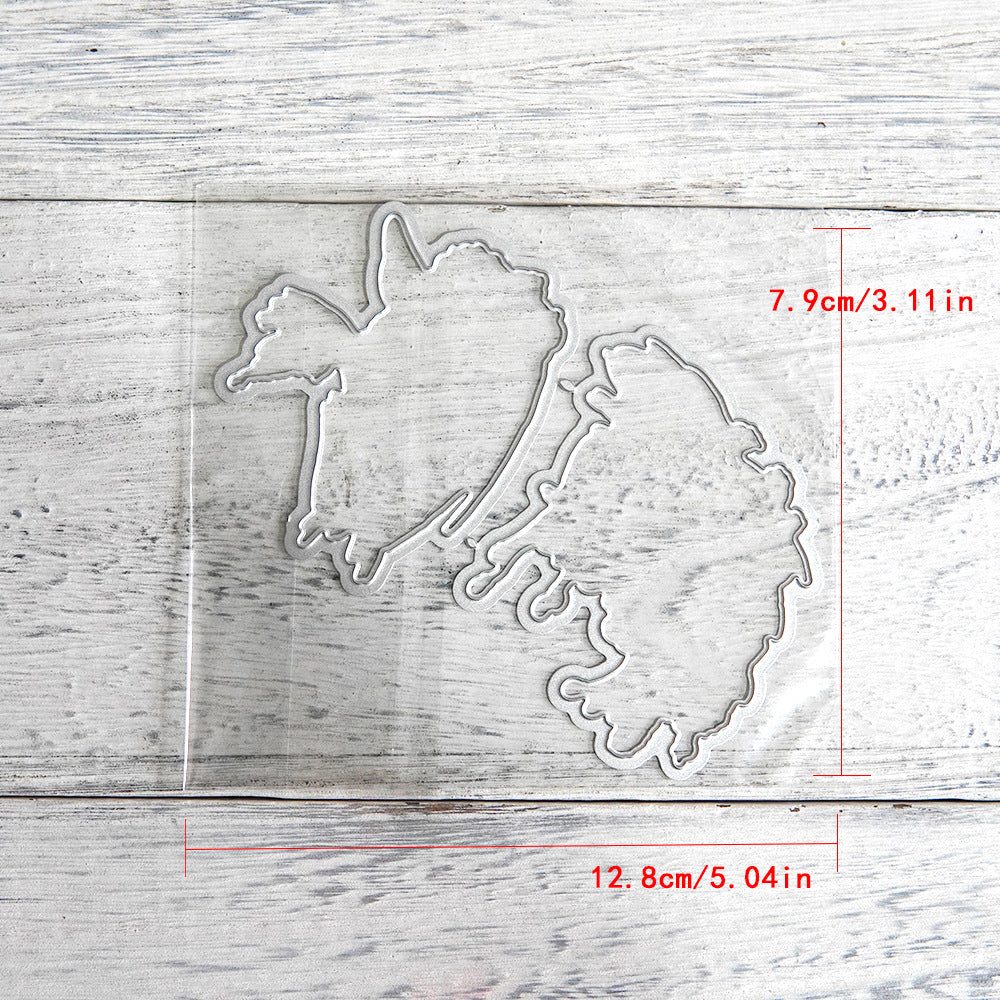 Cartoon Flower Fairy Girl Dies & Stamps Set