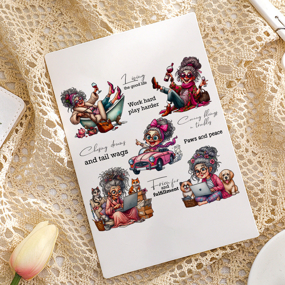 Fashionable Granny Clear Stamps