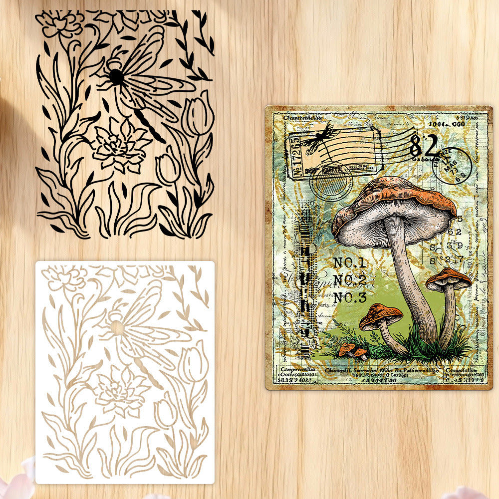1 PC Decorative DIY Painting Hollow Stencil