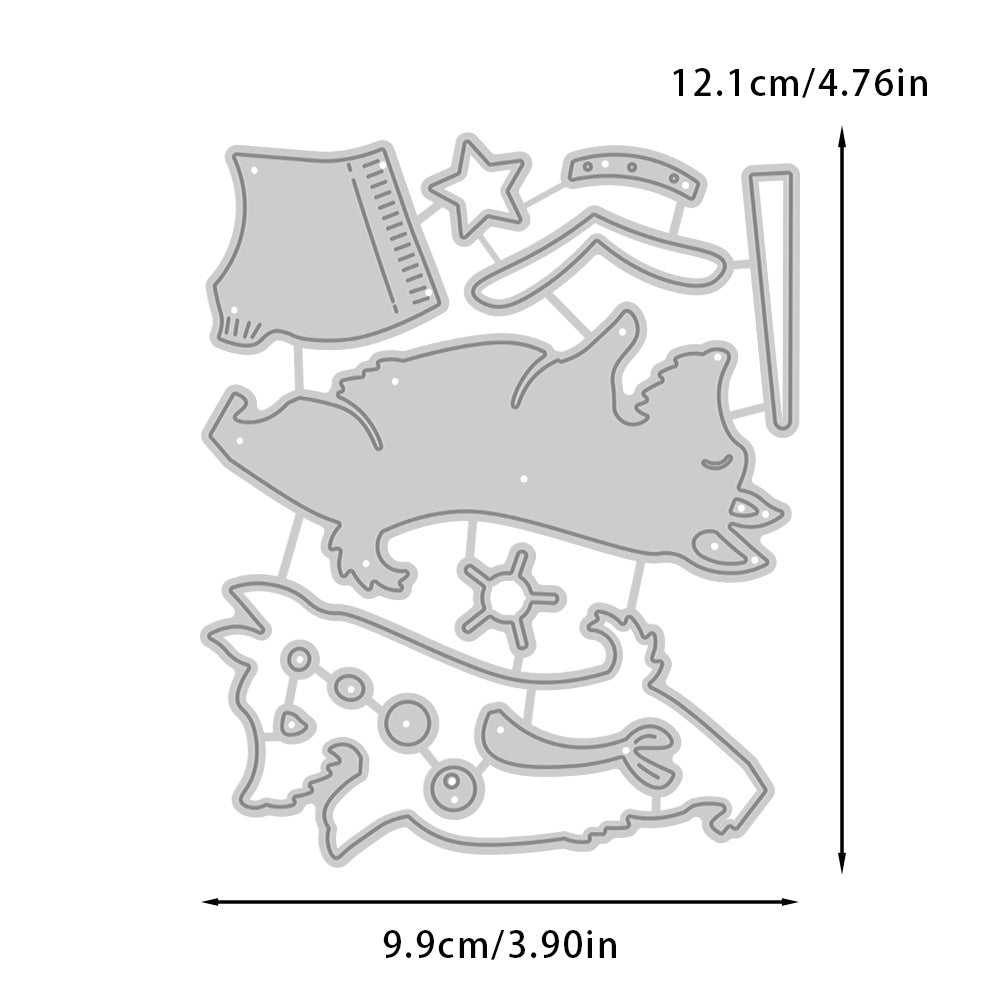 Cute Funny Dog Metal Cutting Dies