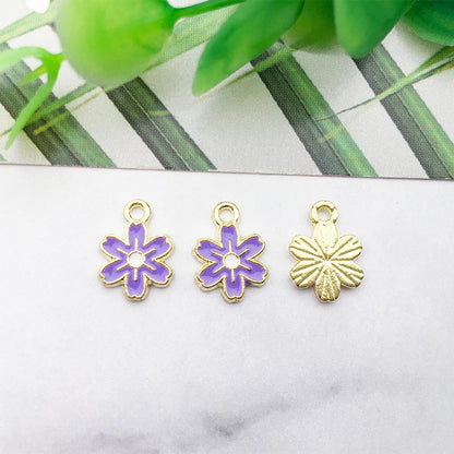 10Pcs Daisy Flower DIY Handmade Jewelry Pendants