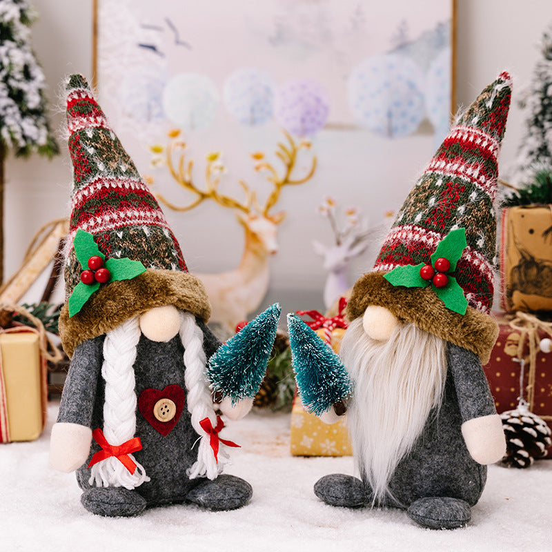 Adorable Gnome Christmas Doll Ornaments