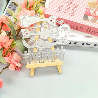 Three Singing Cats Metal Cutting Dies