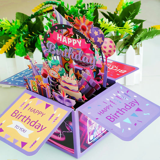 3D Happy Birthday Pop-Up Box