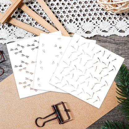 3 PCS Dragonfly Pattern DIY Painting Hollow Stencil