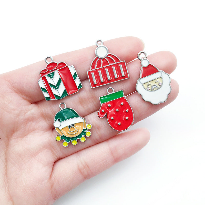 10 Pcs Christmas Creative DIY Jewelry Pendant