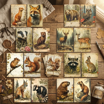 A5 Animal World Journal Scrapbook Paper