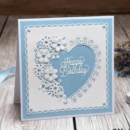 Heart-shaped Lace Frame Metal Cutting Dies