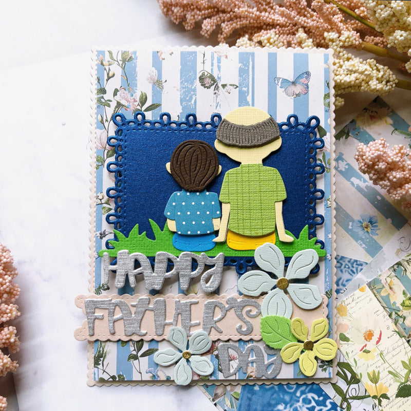 Beach Couple Metal Cutting Dies