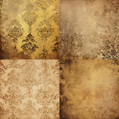 24PCS 6" Timeless Patterns Scrapbook Paper & Cardstock