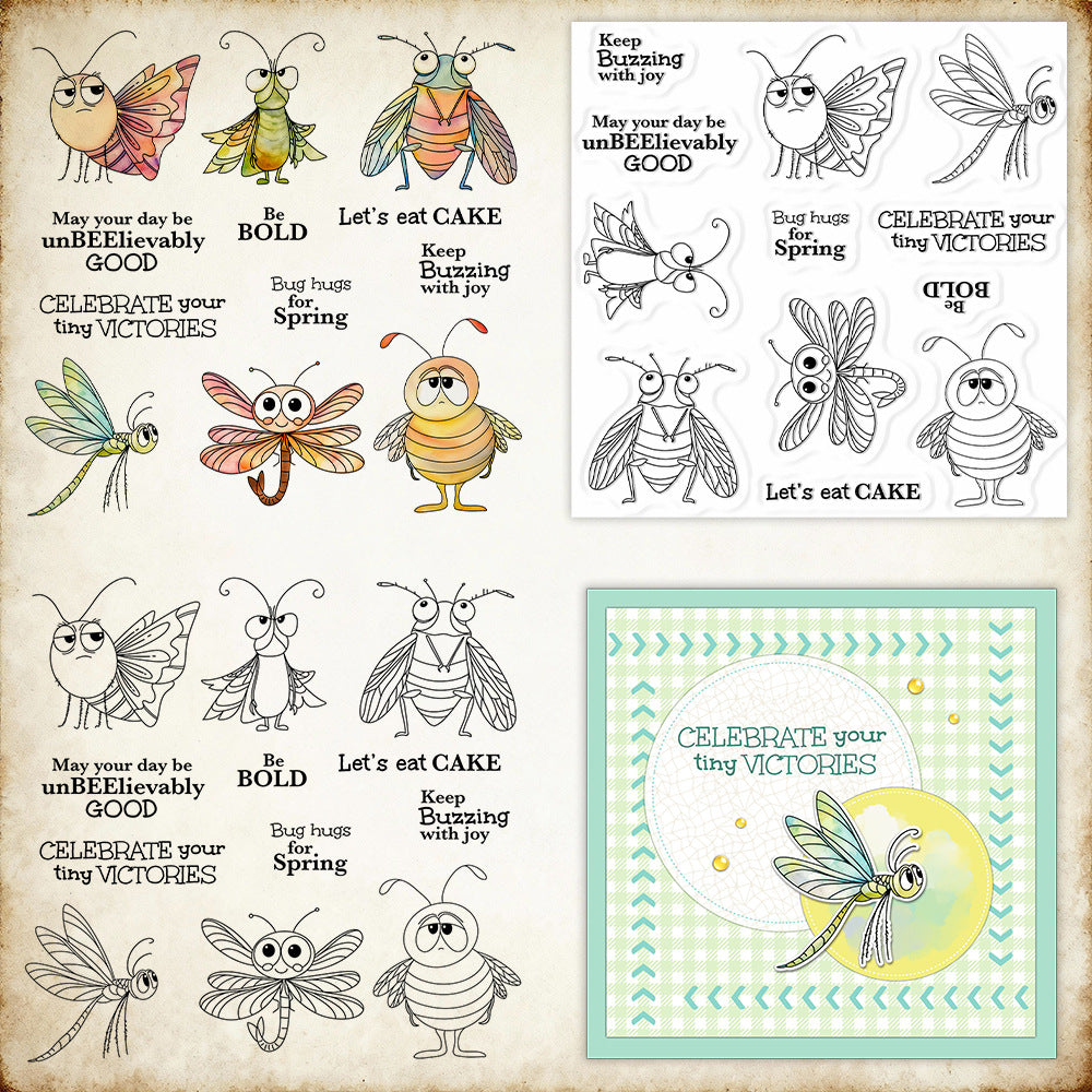 Flying Insects Clear Stamps