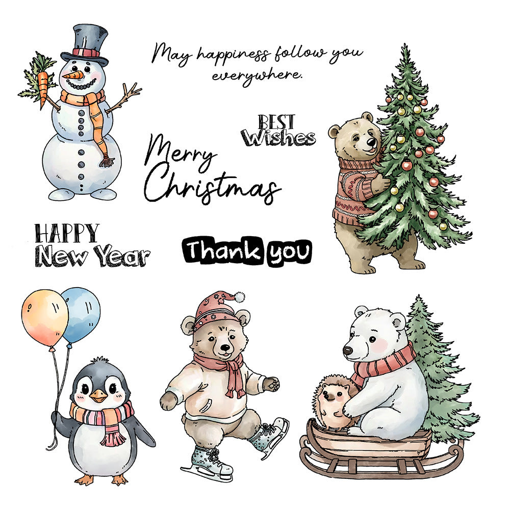 Christmas Animals Clear Stamps