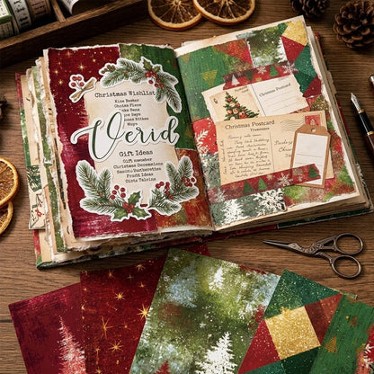 24PCS 6" Christmas Style Scrapbook Paper & Cardstock