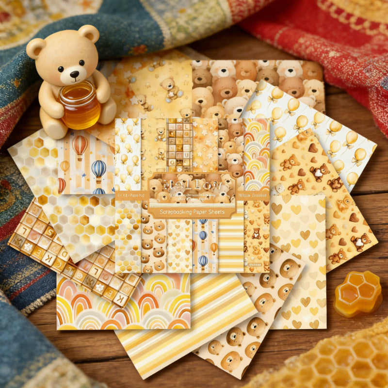 24PCS 6" Mellow Scrapbook Paper & Cardstock