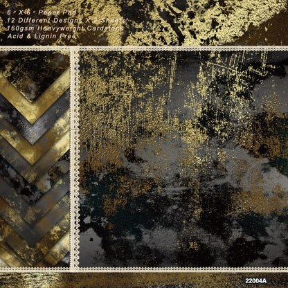 24PCS 6" Vintage Style Scrapbook Paper & Cardstock