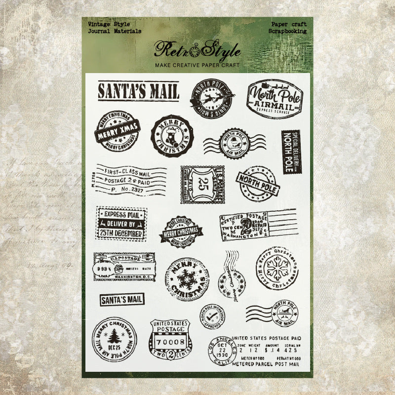 Various Patterns DIY Scrapbook Clear Stamps
