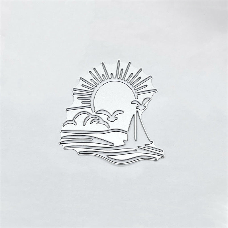 Sun Mountain Peak and Sea Metal Cutting Dies