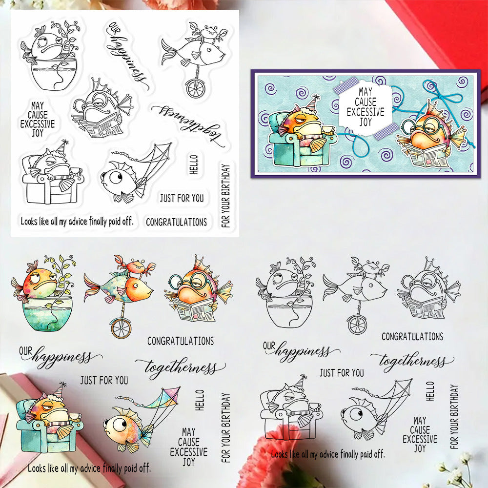 The Friendship of Fish Clear Stamps