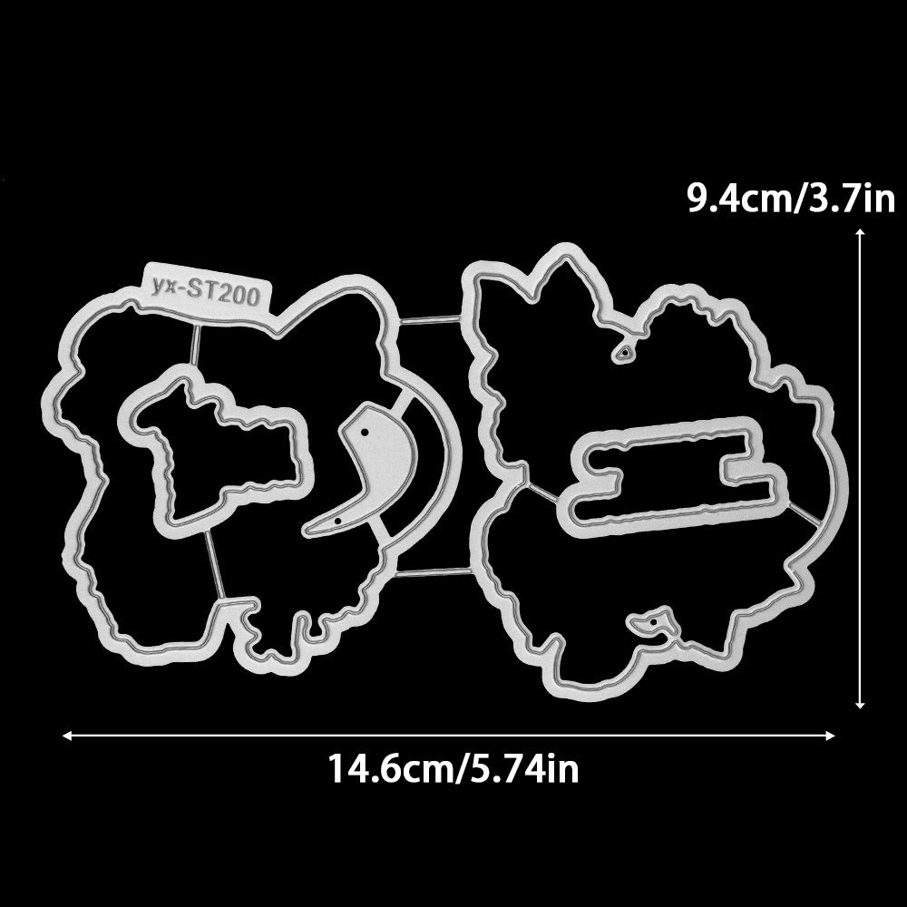 Strawberry Basket Dies & Stamps Set
