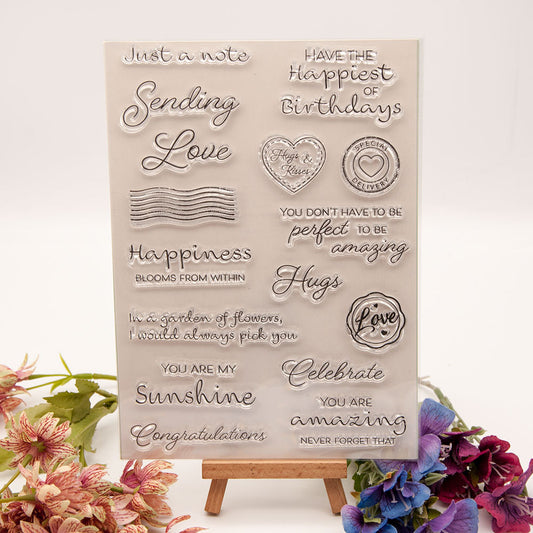 Blessing Words and Phrases Clear Stamps