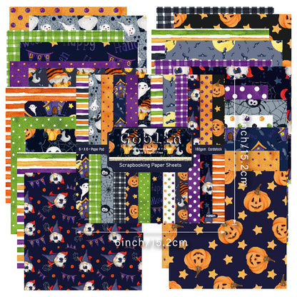 24PCS 6" Goblin Scrapbook Paper & Cardstock