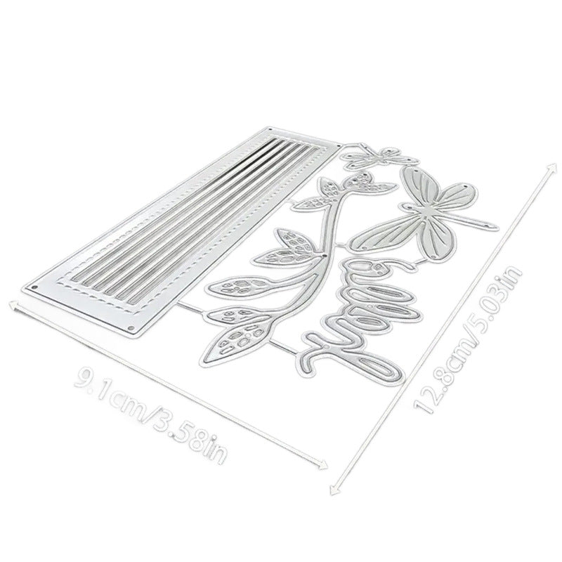 Dragonfly Branches Metal Cutting Dies