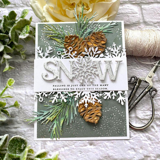 Snow Words Metal Cutting Dies