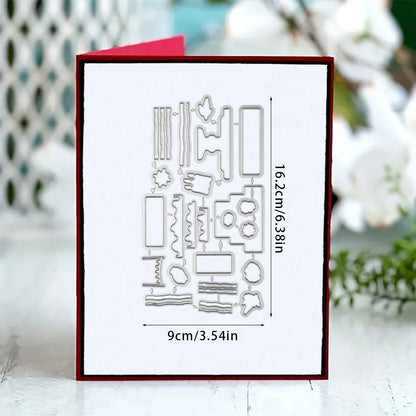 Birthday Cake Dies & Stamps Set