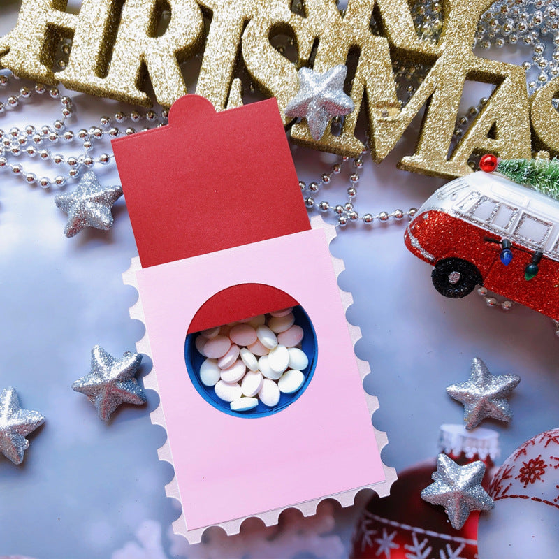 Christmas Candy Shake Box Metal Cutting Dies