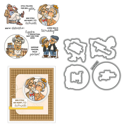 Retirement Life Dies & Stamps Set