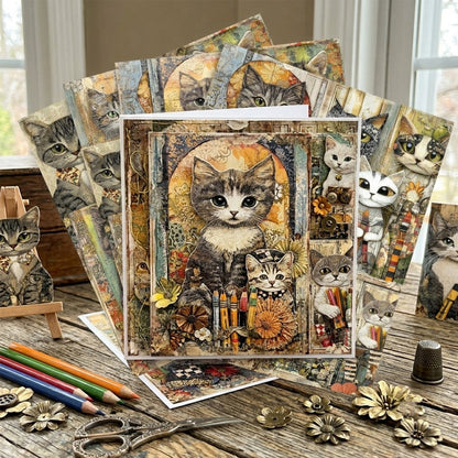 A5 Cute Cats Journal Scrapbook Paper