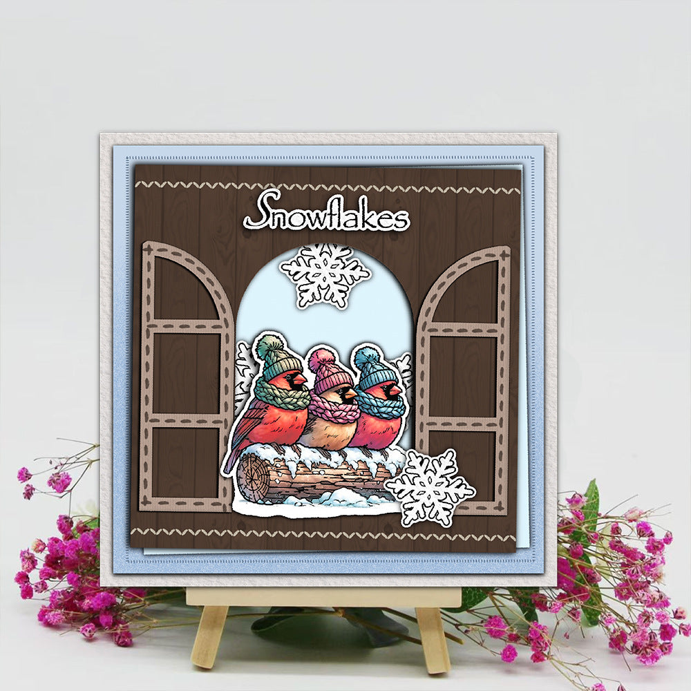 Winter Birds Clear Stamps