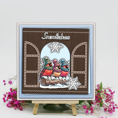 Winter Birds Clear Stamps