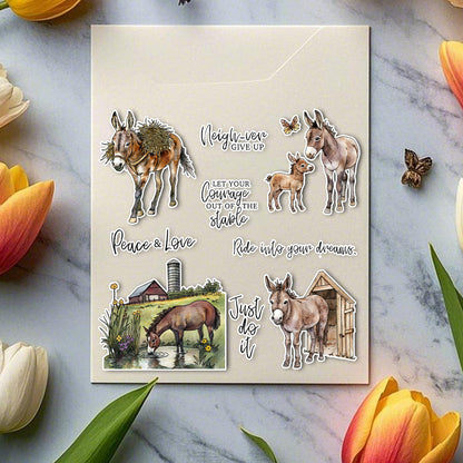 Animal Horse Clear Stamps