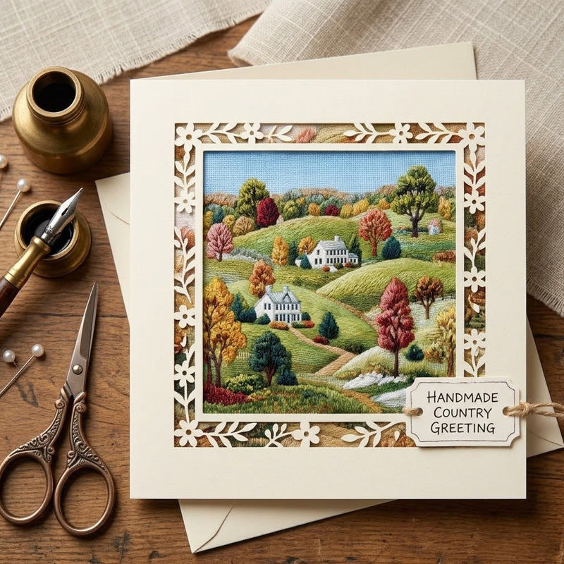 24PCS 6" Pasture Scrapbook Paper & Cardstock