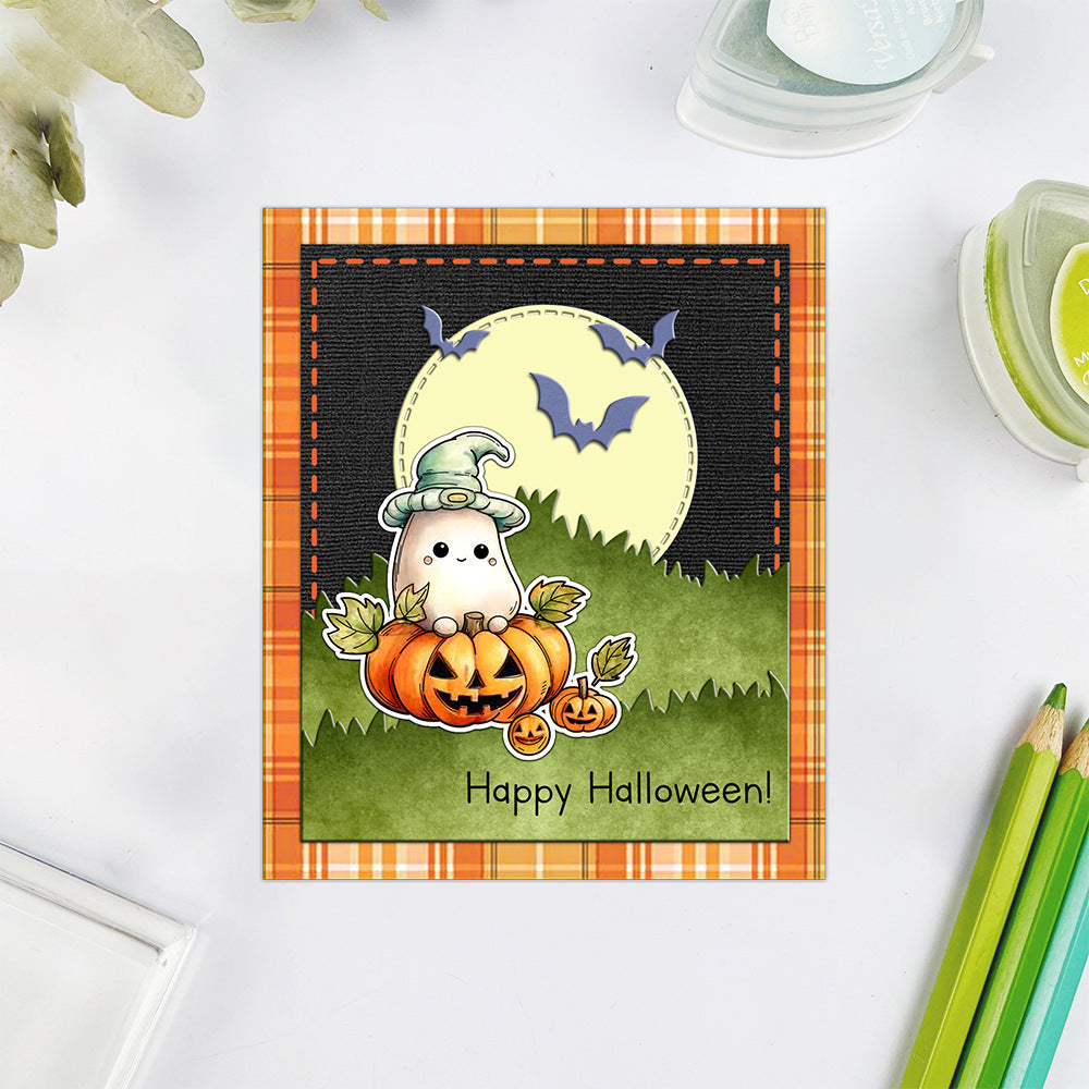 Halloween Pumpkin Dies & Stamps Set