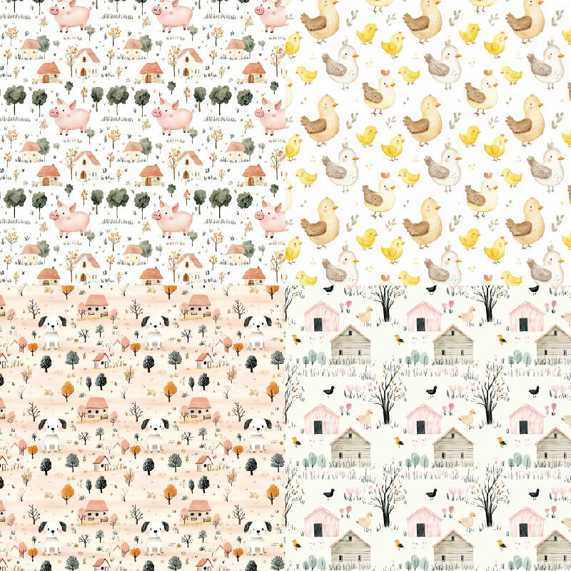 24PCS 6" Haven Scrapbook Paper & Cardstock