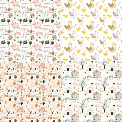 24PCS 6" Haven Scrapbook Paper & Cardstock