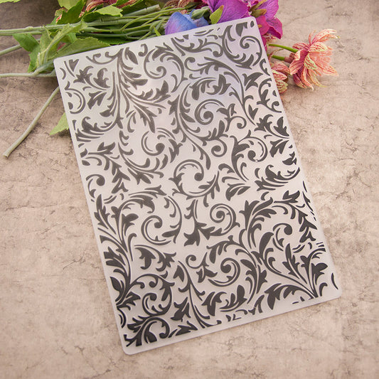 DIY Plastic Embossing Folder