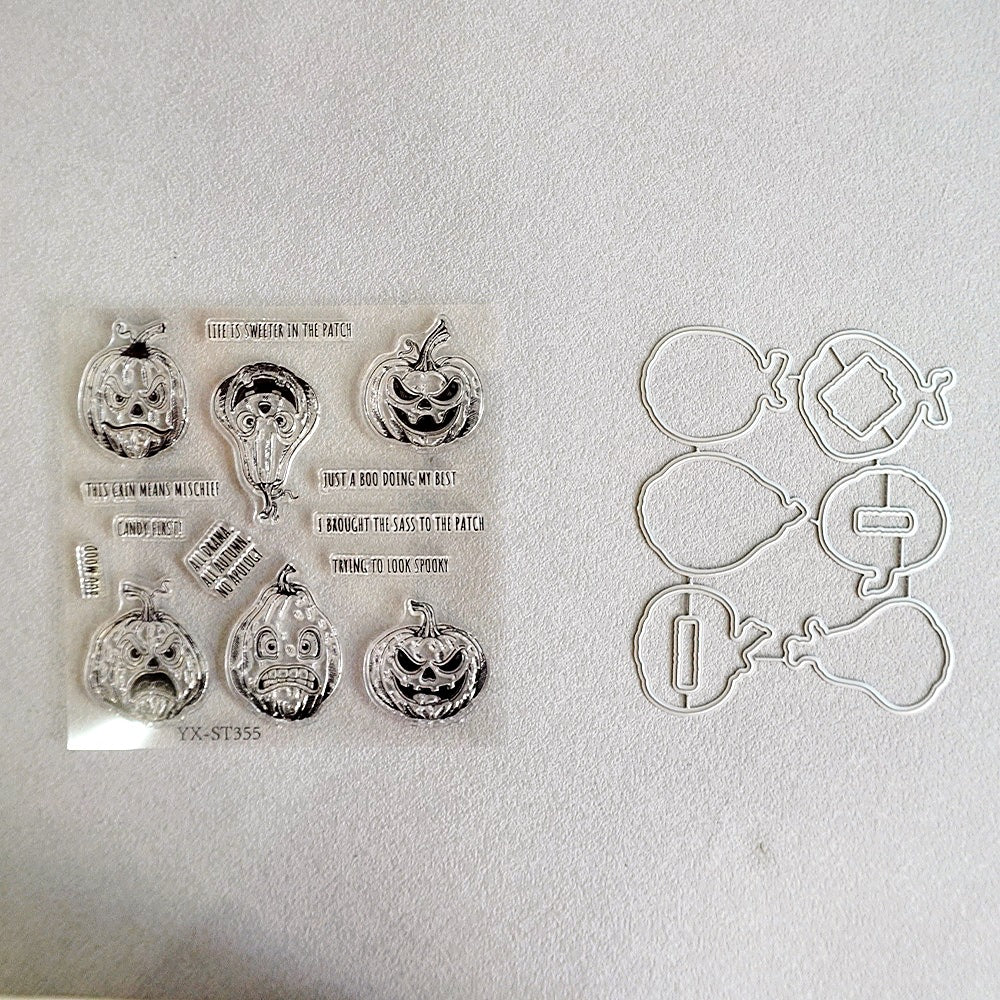 Funny Pumpkins Dies & Stamps Set