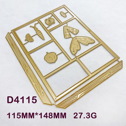 Insects Collection Album Frames Metal Cutting Dies