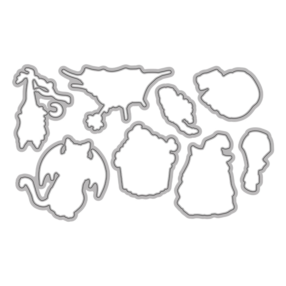 Halloween Series Dies & Stamps Set