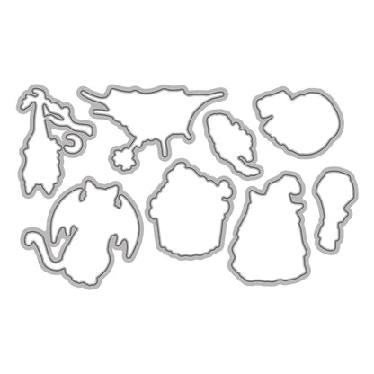 Halloween Series Dies & Stamps Set