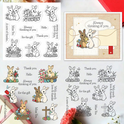 Cute Bunny Clear Stamps
